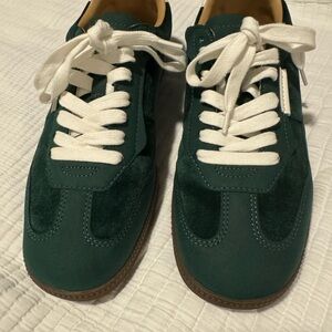 Steve Madden Green Sneakers with White Laces